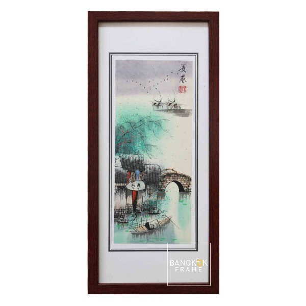 กรอบรูป-ตัวอักษรจีน-ภาพสไตล์จีน-Chinese Painting Frame